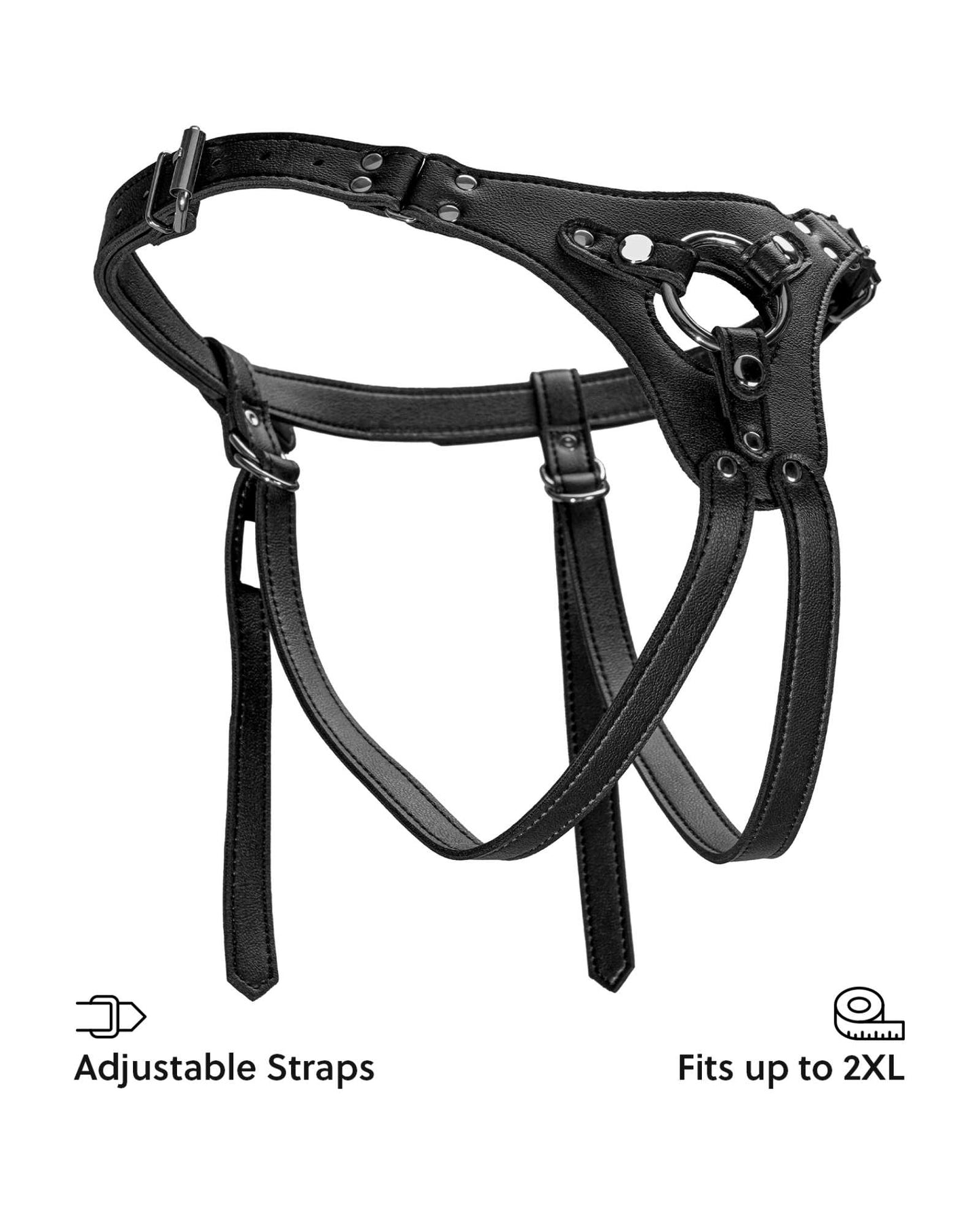 Strap On Harness - India's first locally made adjustable PU Leather Harness